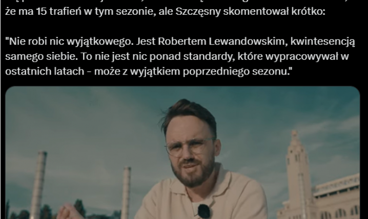 Tak Wojciech Szczęsny OCENIŁ FORMĘ Lewego xD